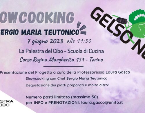 In arrivo l’evento culinario del progetto GelsoNet: Cooking Show a tema di “Circular Economy”